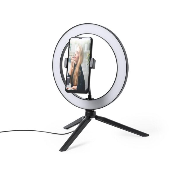 Aro de luz con soporte extensible