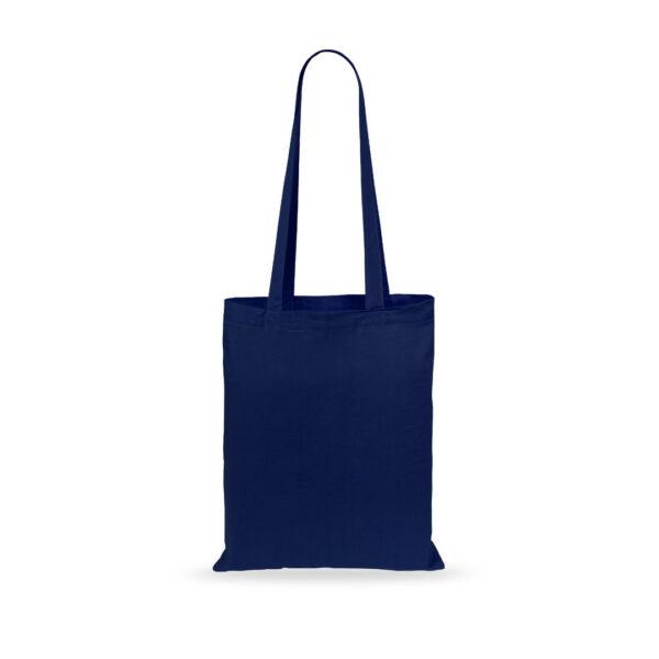 Bolsa de algodón personalizada color azul marino