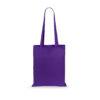 Bolsa de algodón económica de color morado