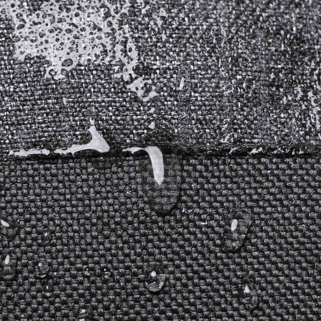Foto detalle material repele el agua