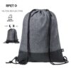 Mochila de cuerdas reflectante en poliéster