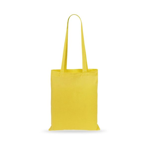 Bolsa de algodón económica color amarilla