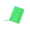 Libreta con banda elástica verde