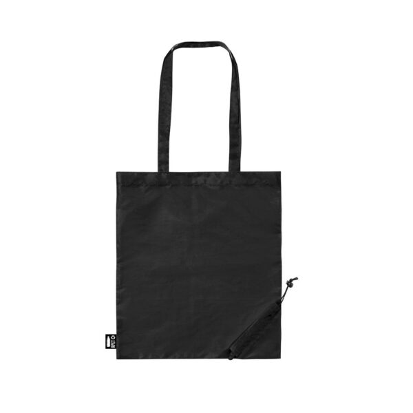 Bolsa plegable de color negro