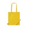 Bolsa plegable amarilla para la compra