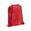 Mochila roja de poliéster
