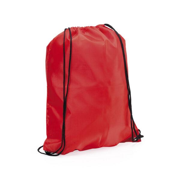 Mochila roja de poliéster