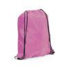 Mochila saco de poliéster rosa