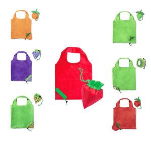 Bolsas de la compra forma de frutas