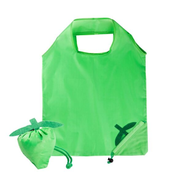 Bolsa plegable poliéster diseño fruta manzana