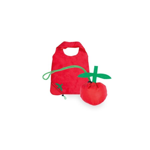 Bolsa plegable poliéster diseño fruta tomate