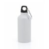 botella deportiva de aluminio blanca