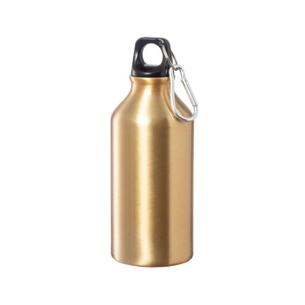 Bidón de aluminio dorado con 400 ml de capacidad