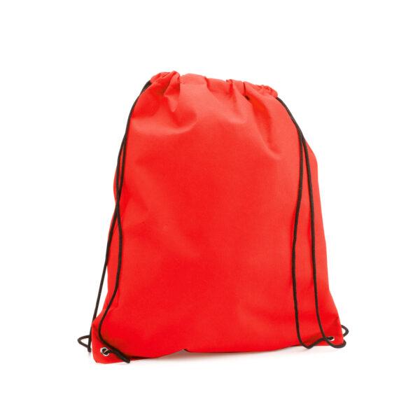 Mochila de cuerdas roja