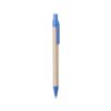 Bolígrafo azul de cartón reciclado