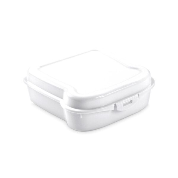 Fiambrera para sandwich blanca personalizada reutilizable