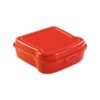 Fiambrera roja para sandwich personalizada reutilizable
