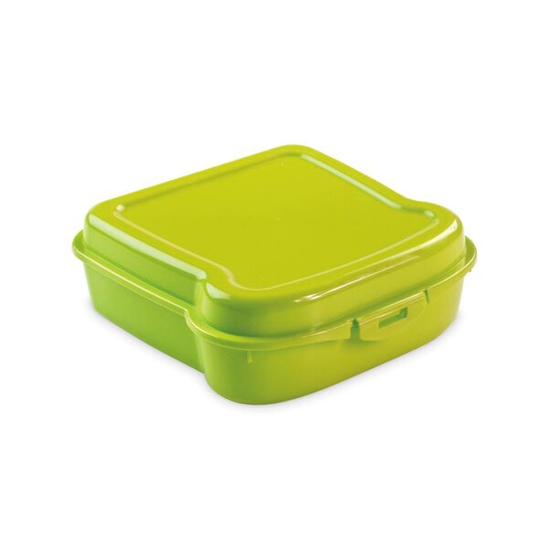 Fiambrera para sandwich personalizada reutilizable de color verde