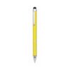 Bolígrafo amarillo metálico