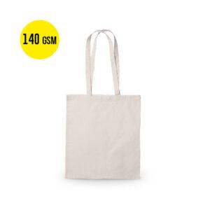 Bolsa de algodón natural de 140 gramos
