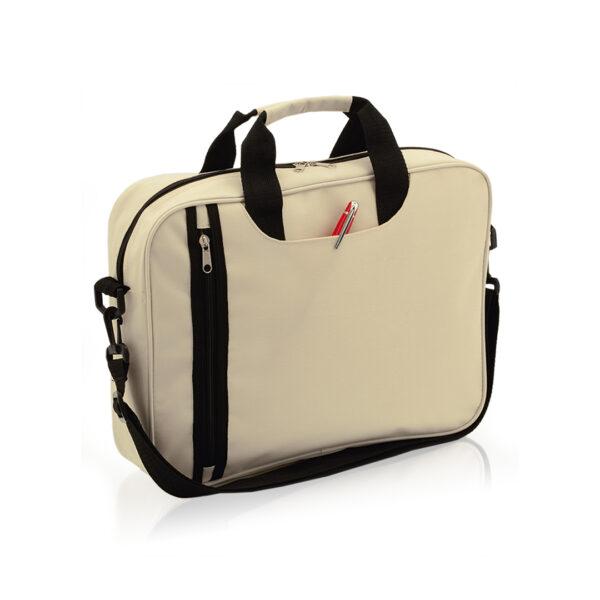 Bolsa portadocumentos beige