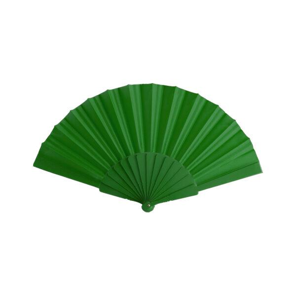 Abanico verde personalizable