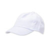 Gorra de algodón infantil blanca