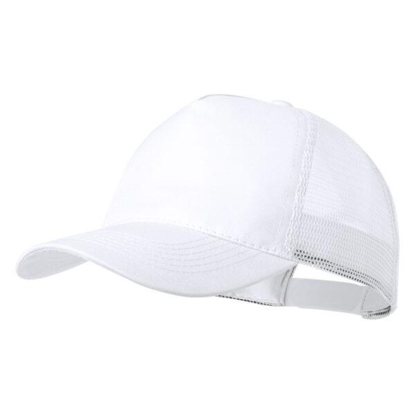 Gorra blanca de rejilla sublimable