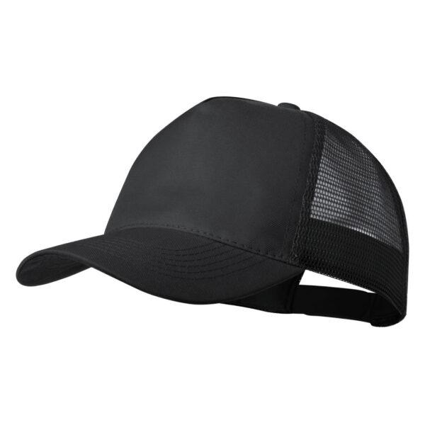 Gorra unisex negra ajustable