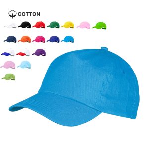 Gorra de algodón 5 paneles adulto