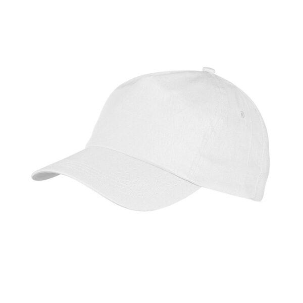 Gorra adulto de algodón blanca