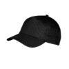 Gorra de algodón personalizable negra