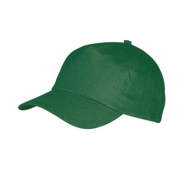 Gorra de algodón personalizable verde