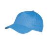 Gorra de algodón 5 paneles azul claro