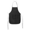 Delantal de cocina en non-woven negro