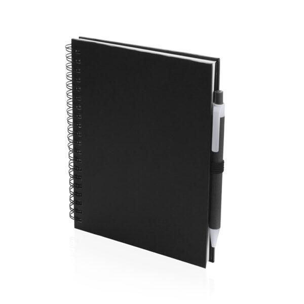 Set bloc de notas y boli negro