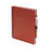 Conjunto de boli y libreta rojo