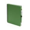 Set de libreta y bolígrafo verde 2 en 1