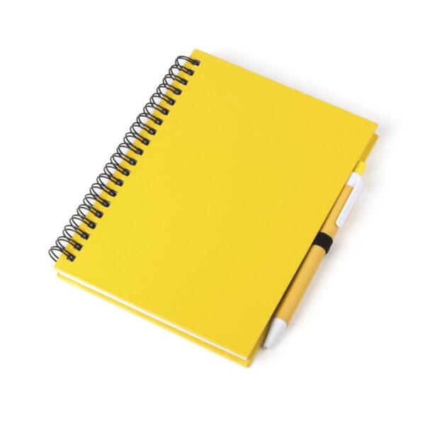 Detalla vista superior libreta