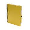 Set de boli con libreta amarillo