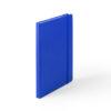 Cuaderno azul con tapa rígida
