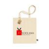 Bolsa algodón natural comercio justo ejemplo marcaje
