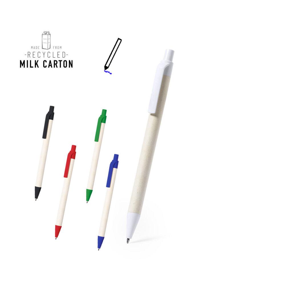 Bolígrafo ecológico de cartón reciclado