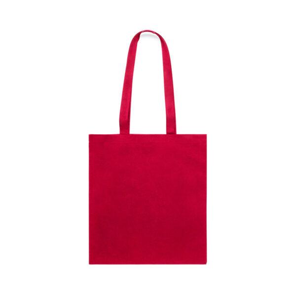 Bolsa de color rojo en algodón 180 gramos