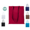 Bolsa 100% algodón de 240 g/m2 y asas largas