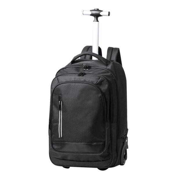 Mochila trolley con 2 ruedas en poliéster 300D