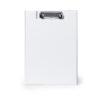 Carpeta blanca con pinza