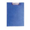 Carpeta azul con sujetapapeles para eventos