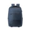 Mochila trolley azul con compartimento para portátil