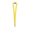 Lanyard amarillo con cierre de seguridad